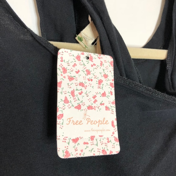 NWT Free People Taurus Tee Cold Shoulder Top Sm - Picture 6 of 6